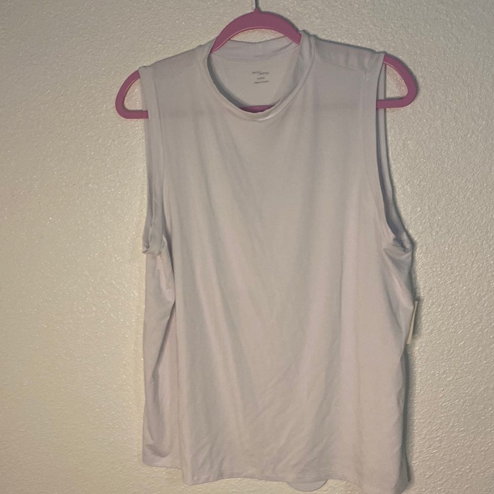 NWT- Daily Ritual- white high neck top- Size XL